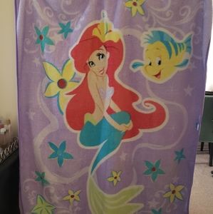 AUTHENTIC Disney The Little Mermaid fleece blanket